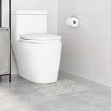 Vidaxl antislip badmat met toilet cut grijs 50 x 50 cm pp