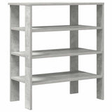 Vidaxx skostativ 61x32x70 cm konstrueret træ betongrå