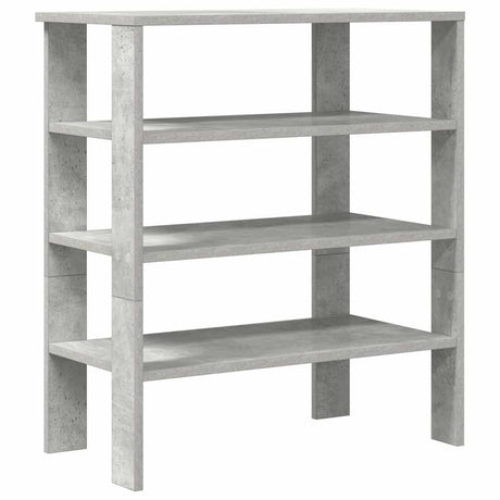 Vidaxx skostativ 61x32x70 cm konstrueret træ betongrå