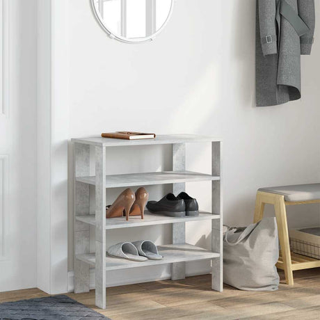 Vidaxx skostativ 61x32x70 cm konstrueret træ betongrå