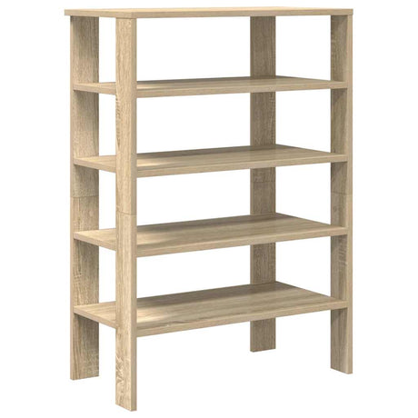 Vidaxx skohylde 61x32x87,5 cm færdigt træ sonoma eg-farvet
