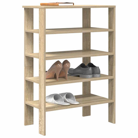 Vidaxx skohylde 61x32x87,5 cm færdigt træ sonoma eg-farvet