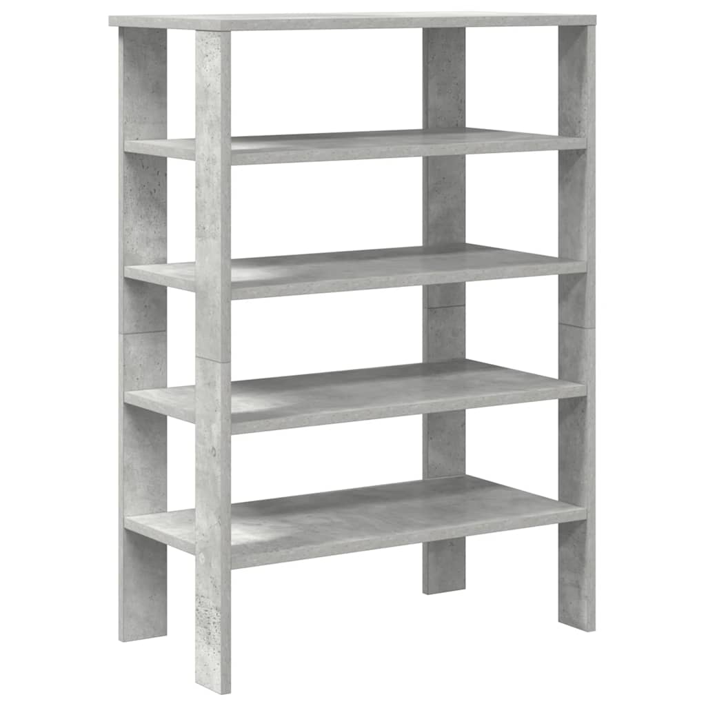 Vidaxx skostativ 61x32x87,5 cm konstrueret træ betongrå