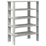 Vidaxx skostativ 61x32x87,5 cm konstrueret træ betongrå