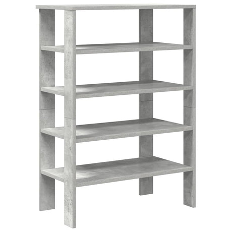 Vidaxx skostativ 61x32x87,5 cm konstrueret træ betongrå