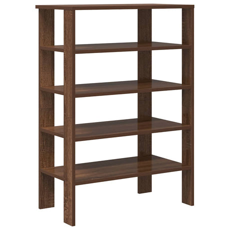 Vidaxx skohylde 61x32x87,5 cm færdigt træ, brun eg