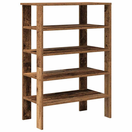 Vidaxx skostativ 61x32x87,5 cm forarbejdet træ, gammelt træfarvet