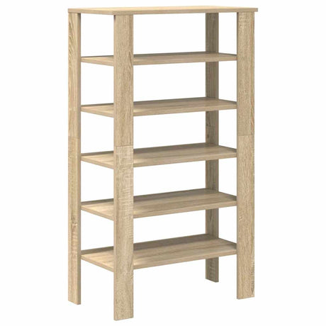 VidaXL skohylde 61x32x105 cm konstrueret træ sonoma eg-farvet