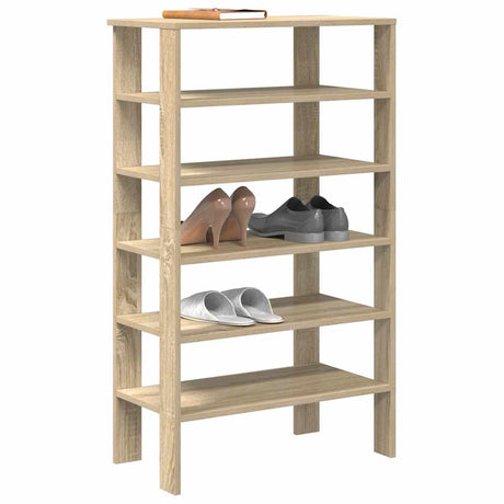 VidaXL skohylde 61x32x105 cm konstrueret træ sonoma eg-farvet