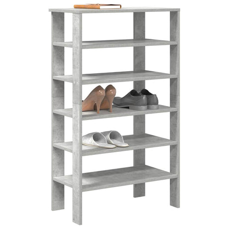 Vidaxx skostativ 61x32x105 cm konstrueret træ betongrå
