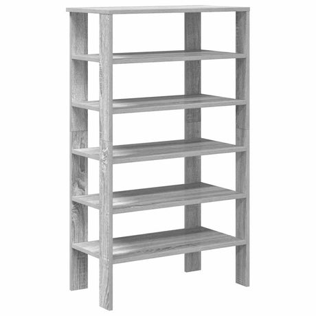 Vidaxx skostativ 61x32x105 cm konstrueret træ grå sonoma eg