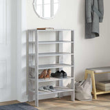 Vidaxx skostativ 61x32x105 cm konstrueret træ grå sonoma eg