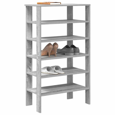 Vidaxx skostativ 61x32x105 cm konstrueret træ grå sonoma eg