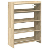 Vidaxx skostativ 60x25x81 cm færdigt træ sonoma eg-farvet