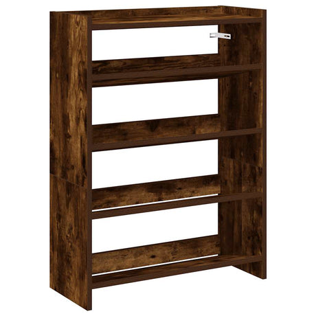 Vidaxx skohylde 60x25x81 cm forarbejdet træ, røget eg