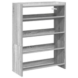 Vidaxx skostativ 60x25x81 cm konstrueret træ grå sonoma eg