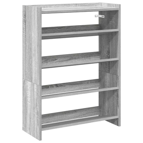 Vidaxx skostativ 60x25x81 cm konstrueret træ grå sonoma eg