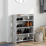 Vidaxx skostativ 60x25x81 cm konstrueret træ grå sonoma eg