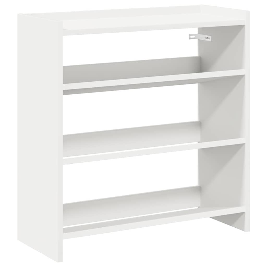 Vidaxx skohylde 60x25x62 cm færdig træ hvid
