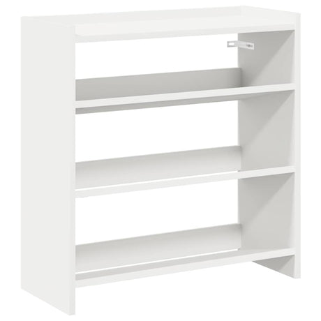 Vidaxx skohylde 60x25x62 cm færdig træ hvid