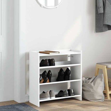 Vidaxx skohylde 60x25x62 cm færdig træ hvid