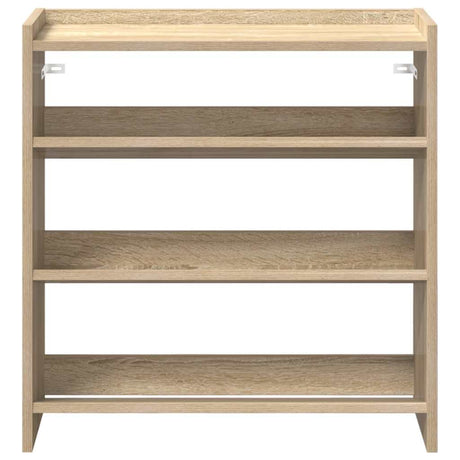 Vidaxx skohylde 60x25x62 cm færdigt træ sonoma eg-farvet
