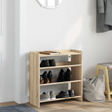 Vidaxx skohylde 60x25x62 cm færdigt træ sonoma eg-farvet