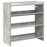 Vidaxx skostativ 60x25x62 cm konstrueret træ betongrå