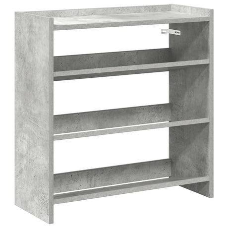 Vidaxx skostativ 60x25x62 cm konstrueret træ betongrå