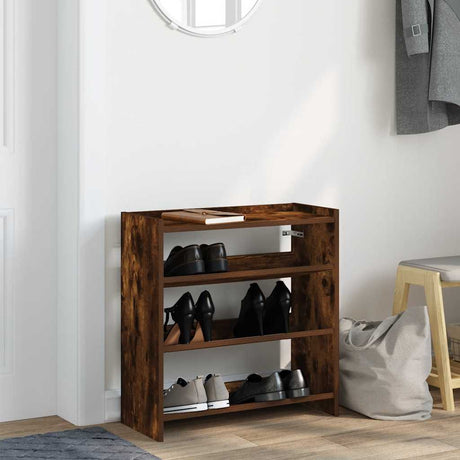 Vidaxx skohylde 60x25x62 cm forarbejdet træ, røget eg