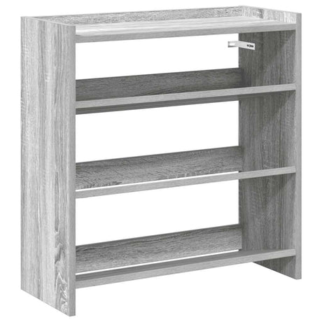Vidaxx skohylde 60x25x62 cm færdig trægrå sonoma eg