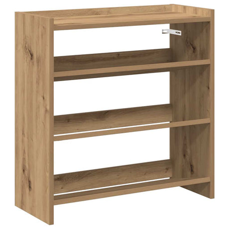 VidaXL skohylde 60x25x62 cm udformet træ, håndværksfarvet eg