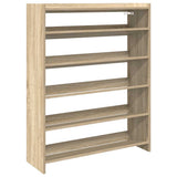 Vidaxx skostativ 80x25x100 cm konstrueret træ sonoma eg-farvet