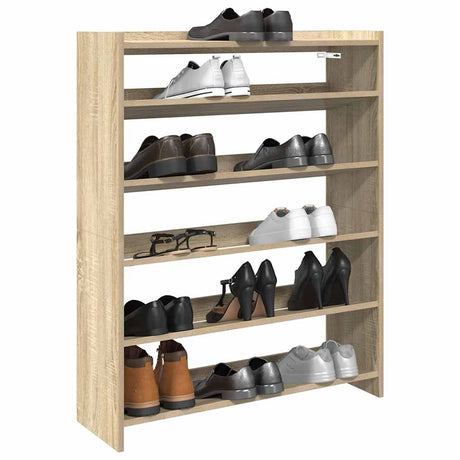 Vidaxx skostativ 80x25x100 cm konstrueret træ sonoma eg-farvet