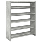 Vidaxx skoskab 80x25x100 cm konstrueret træ betongrå