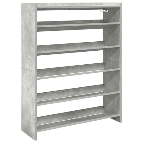 Vidaxx skoskab 80x25x100 cm konstrueret træ betongrå