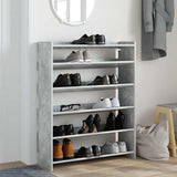Vidaxx skoskab 80x25x100 cm konstrueret træ betongrå