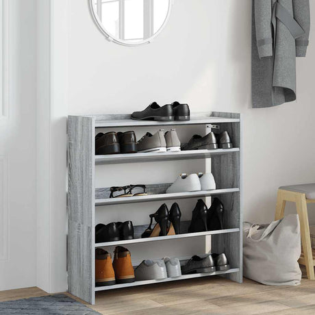 Vidaxx skohylde 80x25x81 cm færdig trægrå sonoma eg farve