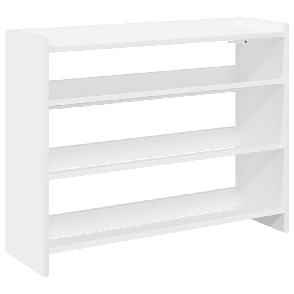 Vidaxx skohylde 80x25x62 cm færdig træ hvid