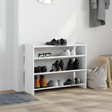 Vidaxx skohylde 80x25x62 cm færdig træ hvid