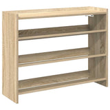 Vidaxx skostativ 80x25x62 cm færdigt træ sonoma eg-farvet