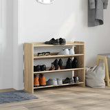 Vidaxx skostativ 80x25x62 cm færdigt træ sonoma eg-farvet