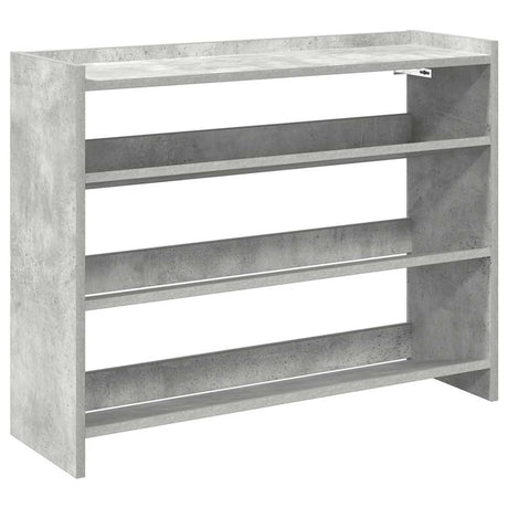 Vidaxx skostativ 80x25x62 cm konstrueret træ betongrå
