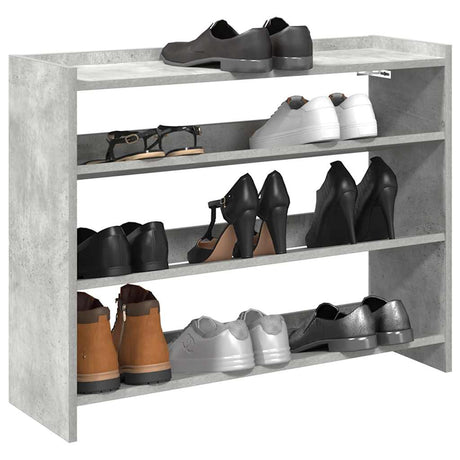 Vidaxx skostativ 80x25x62 cm konstrueret træ betongrå
