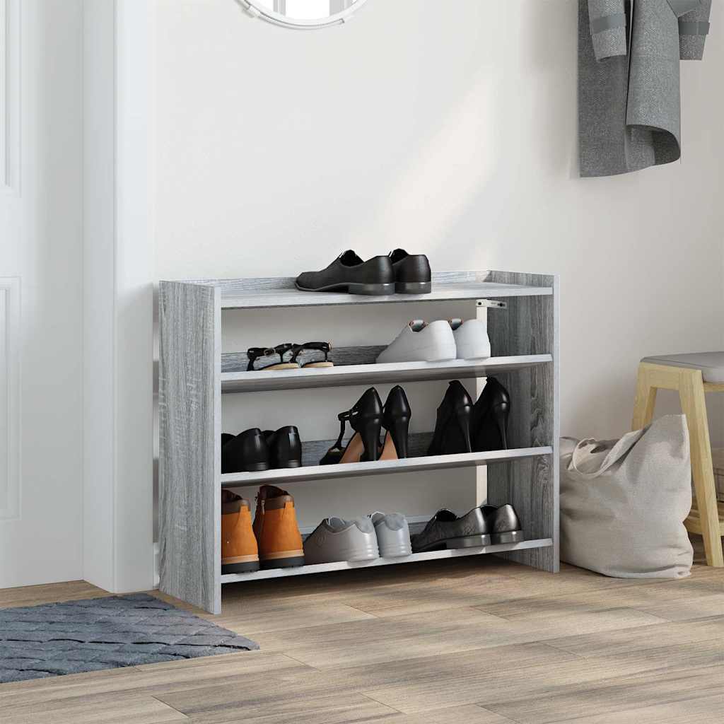 Vidaxx skohylde 80x25x62 cm færdig trægrå sonoma eg farve