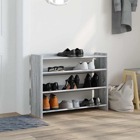 Vidaxx skohylde 80x25x62 cm færdig trægrå sonoma eg farve