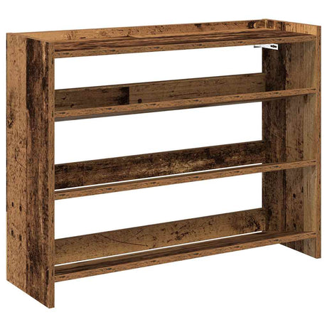 Vidaxx skohylde 80x25x62 cm færdigt træ, gammelt træfarvet