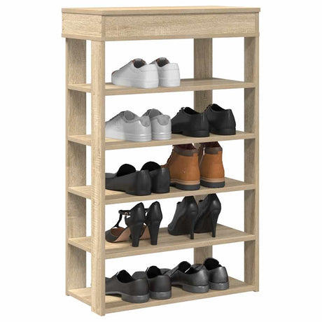 Vidaxx skostativ 60x30x98 cm konstrueret træ sonoma eg-farvet