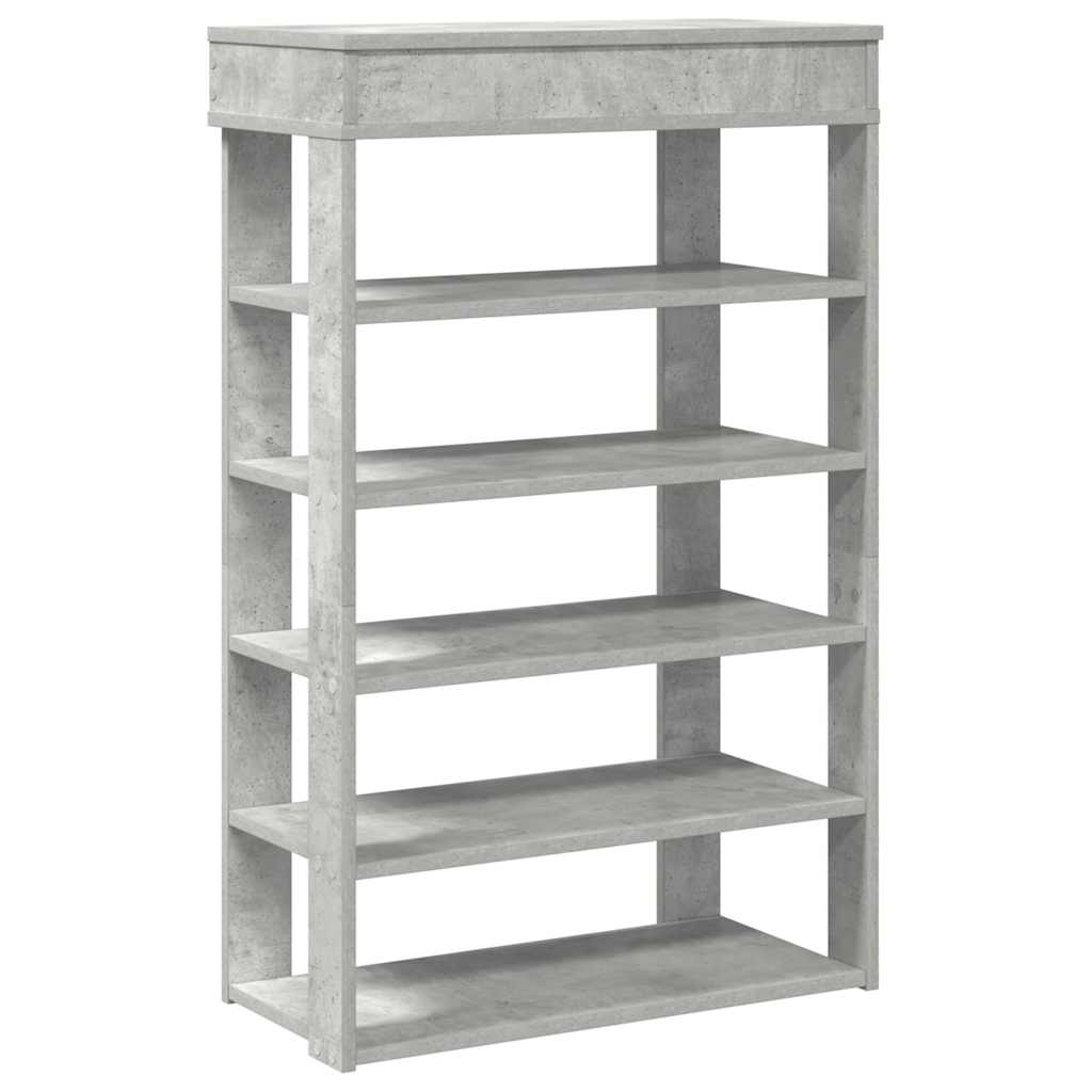 Vidaxx skostativ 60x30x98 cm konstrueret træ betongrå