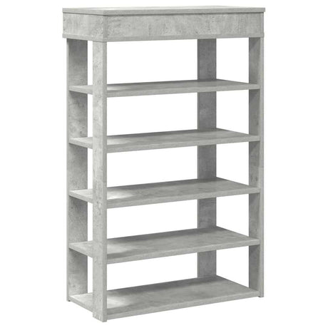 Vidaxx skostativ 60x30x98 cm konstrueret træ betongrå